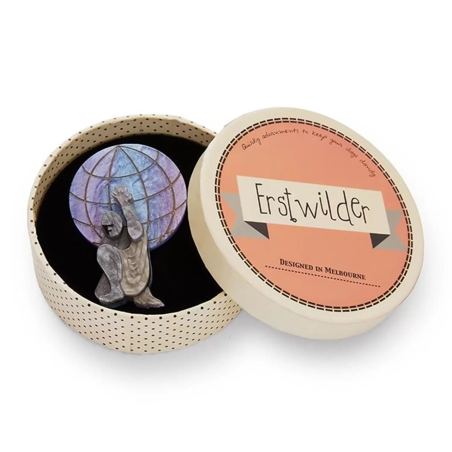 Weight Of The World Brooch*Erstwilder Store