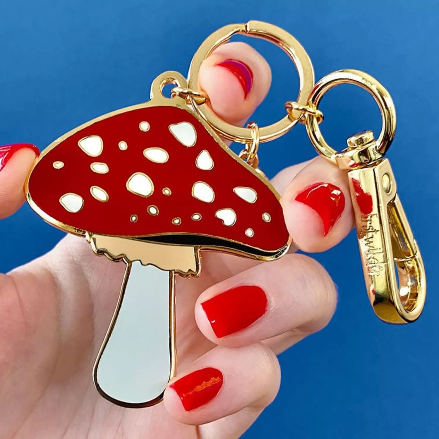 Well Spotted Brooch Key Ring*Erstwilder Best Sale