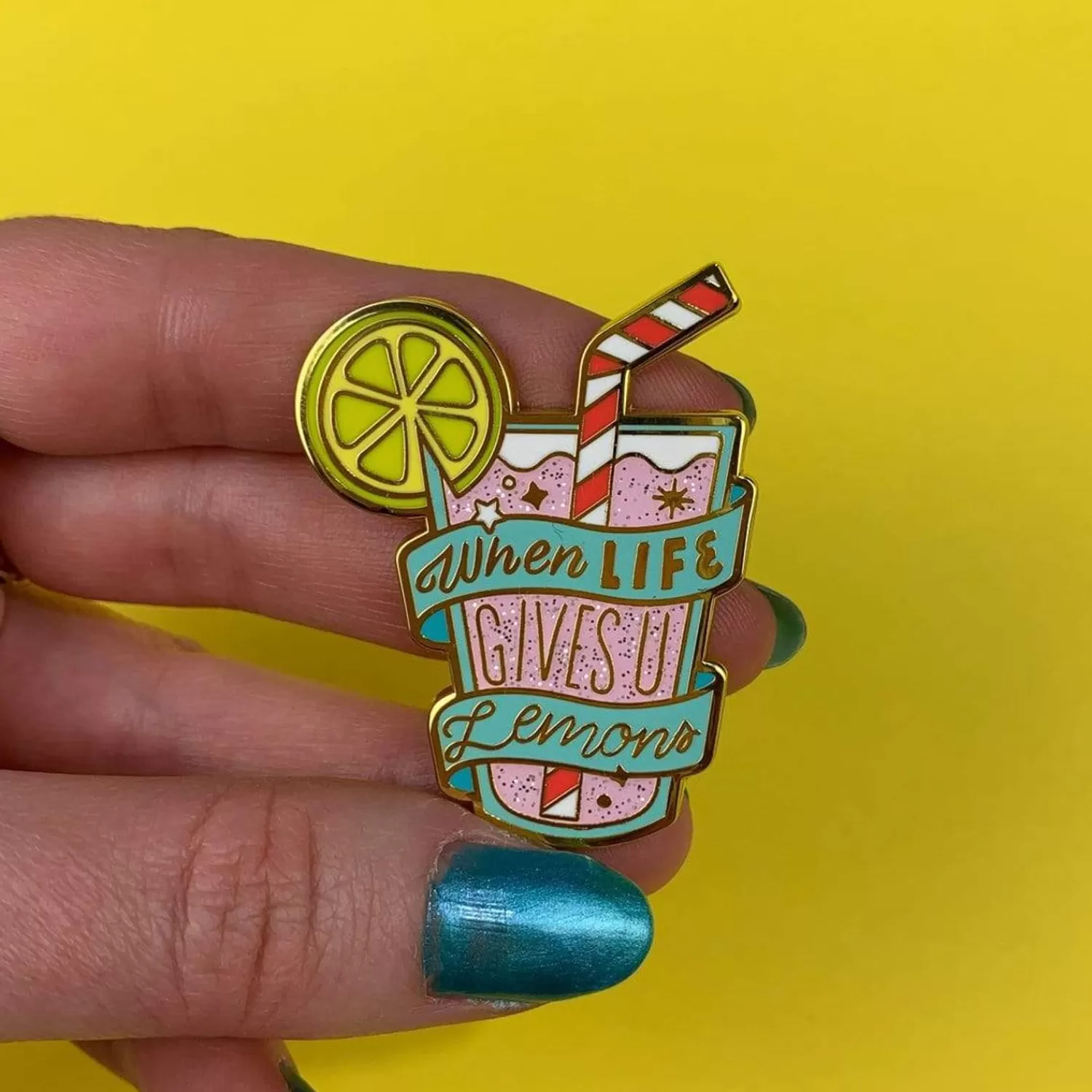 When Life Gives U Lemons Enamel Pin*Erstwilder Outlet