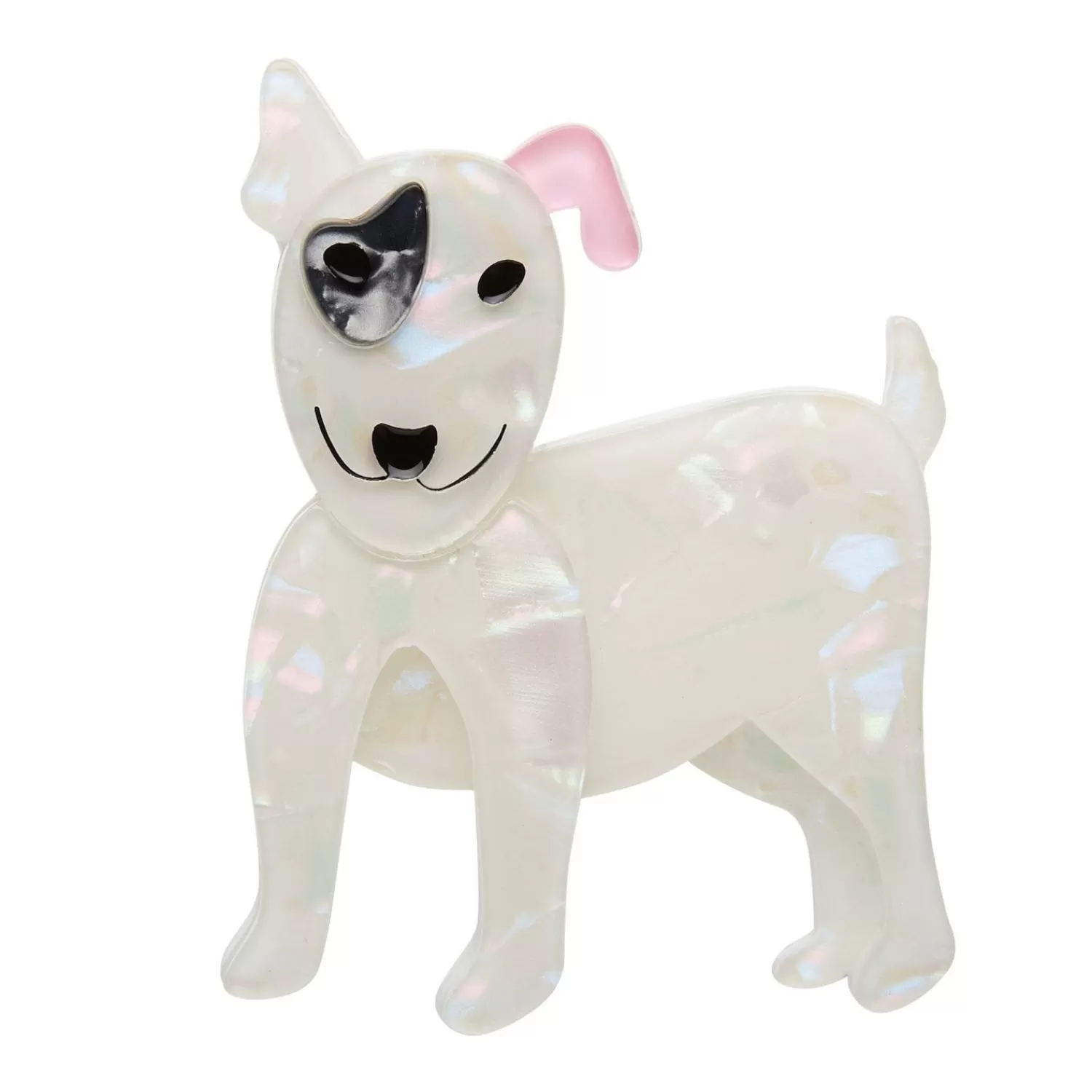 Willie The White Dog Brooch*Erstwilder Best