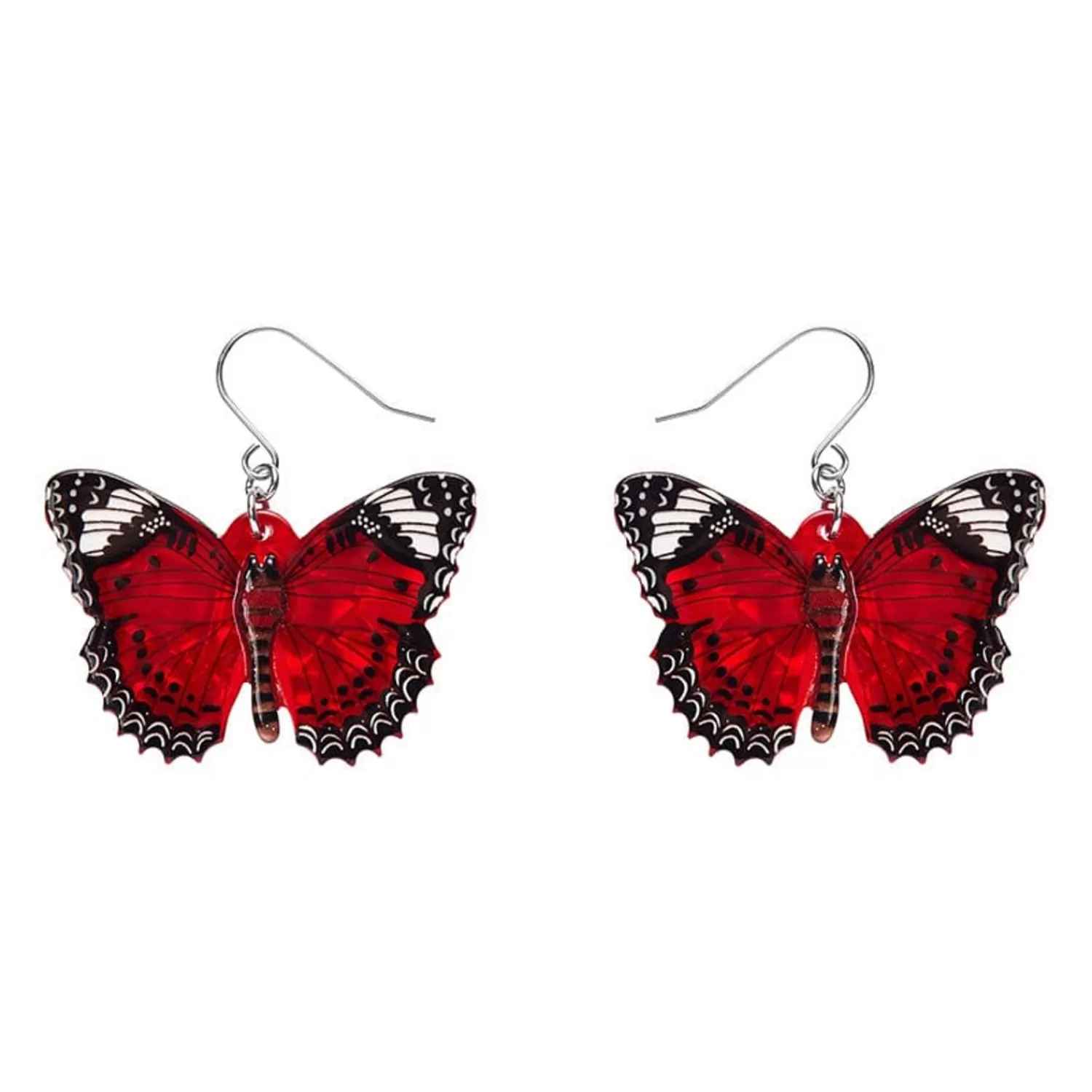 Wings Laced In Red Earrings*Erstwilder Best