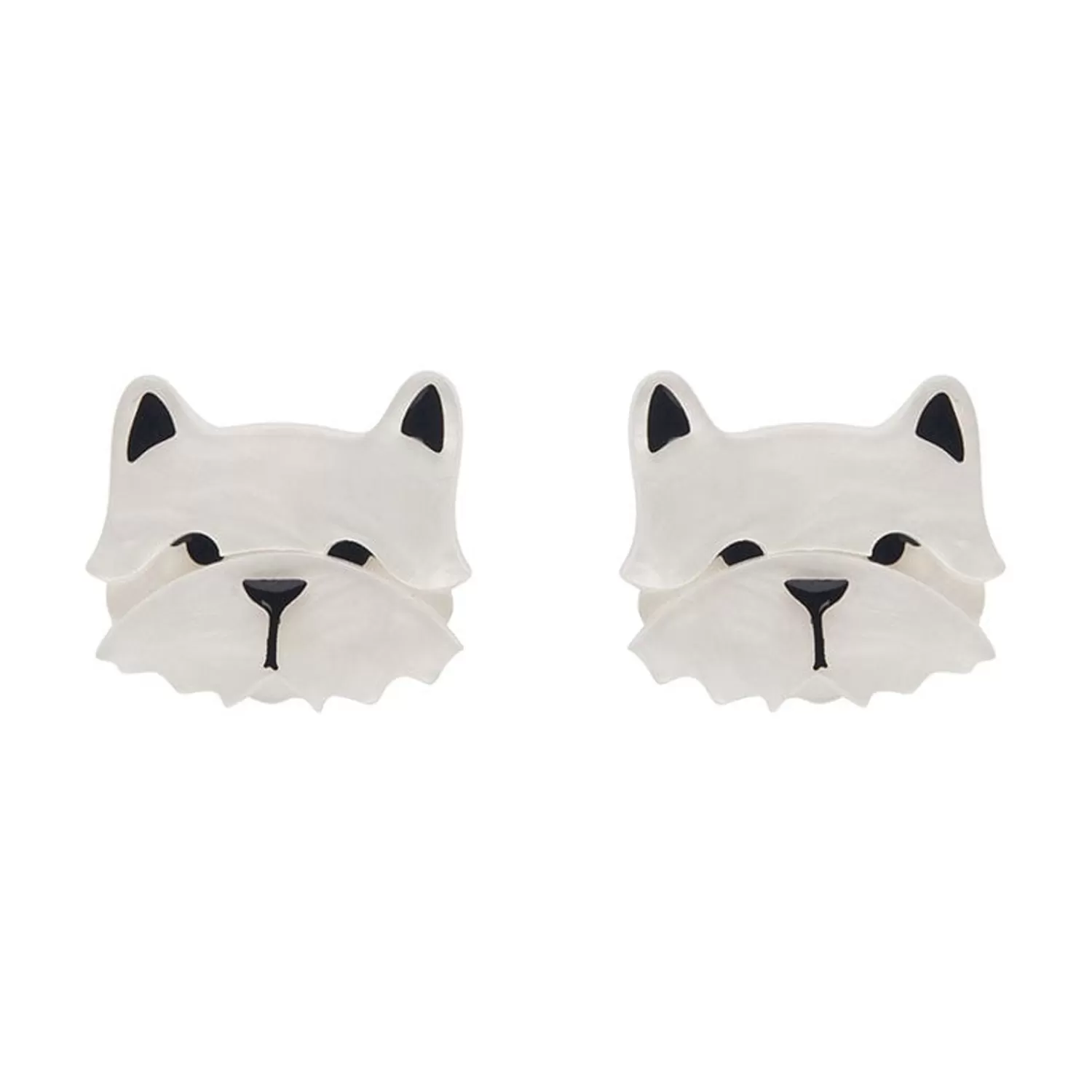 Winston The Westie Earrings*Erstwilder Clearance