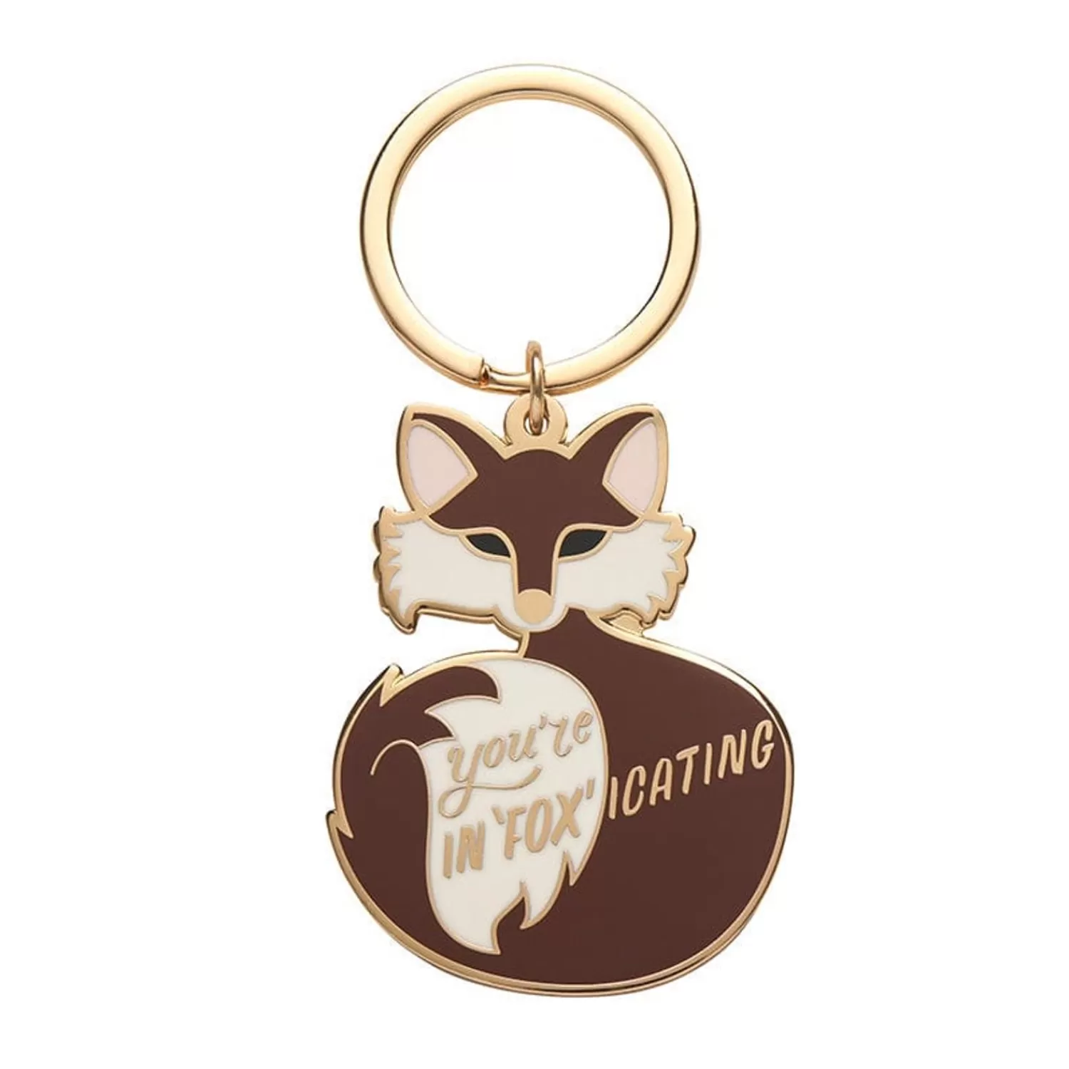 You'Re In"Fox"Icating Enamel Key Charm*Erstwilder Hot