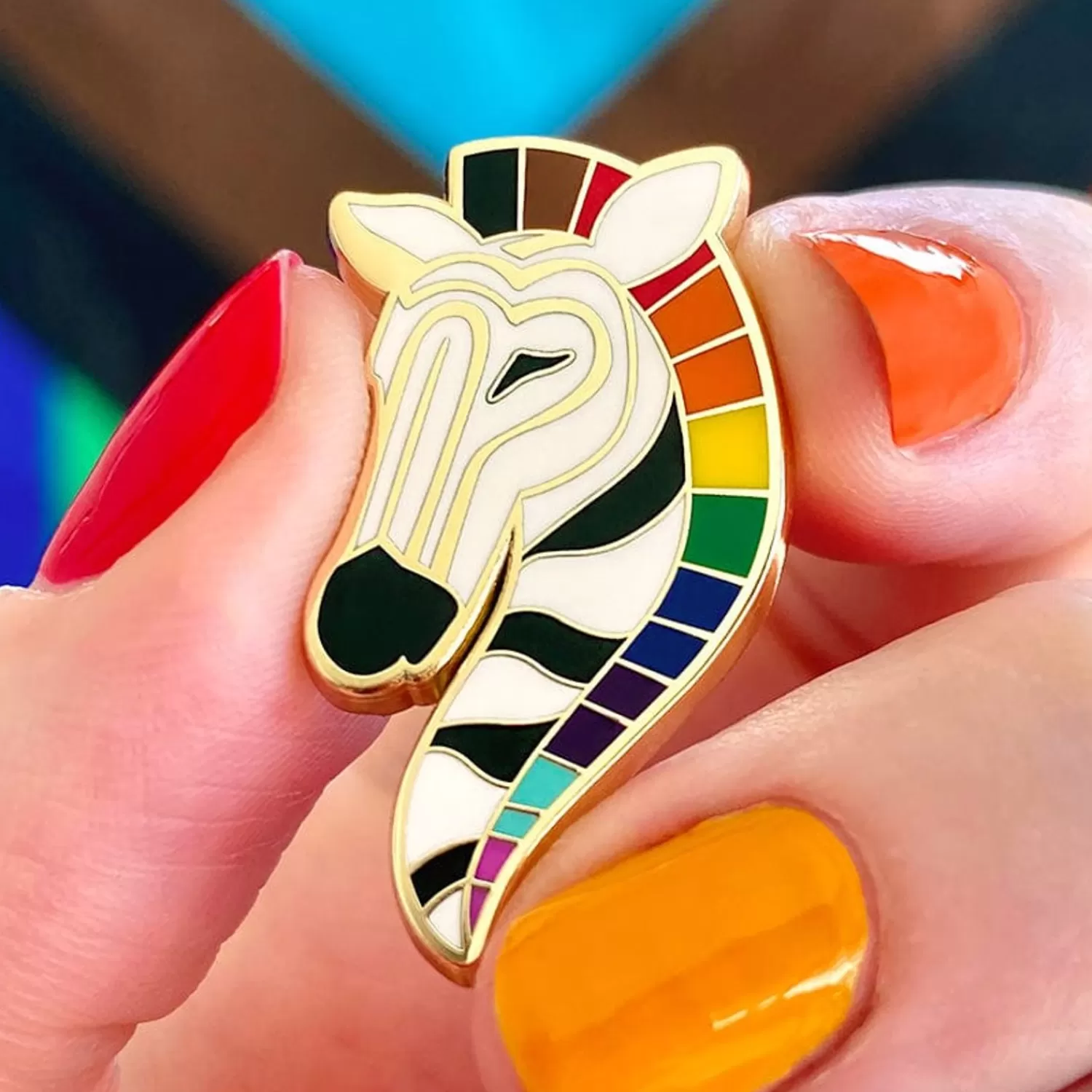 Zelda The Zestful Zebra Enamel Pin*Erstwilder Outlet