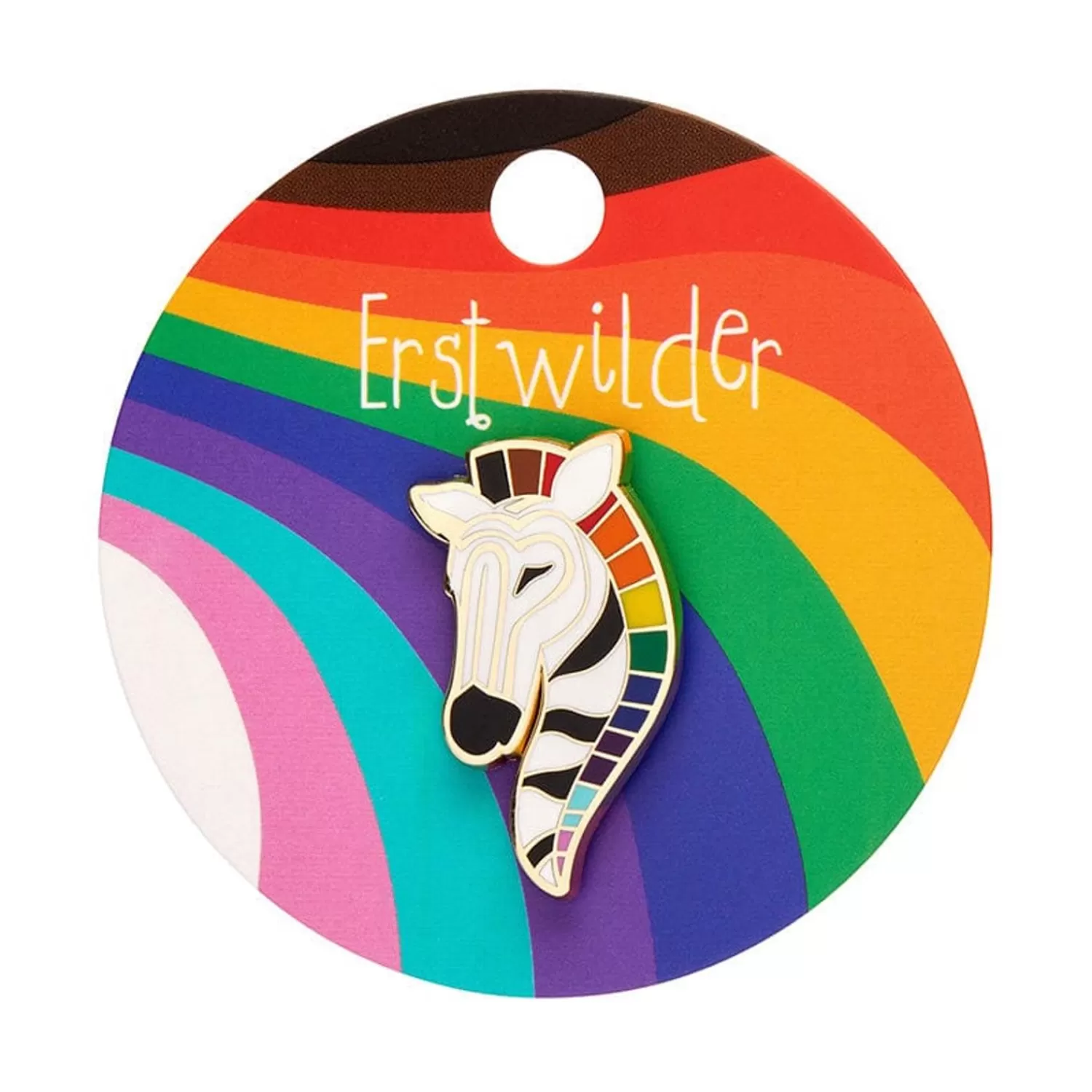 Zelda The Zestful Zebra Enamel Pin*Erstwilder Outlet